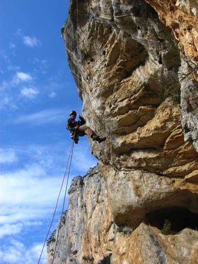 Horolezectví - Slanění ve Verdonu (normální)